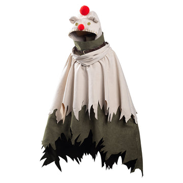 Final Fantasy VII: Remake Intergrade Yuffie Kisaragi Moogle Cape Cosplay Costume Halloween Carnival Suit